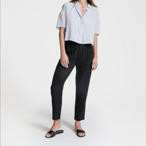 Grana silk ankle pants